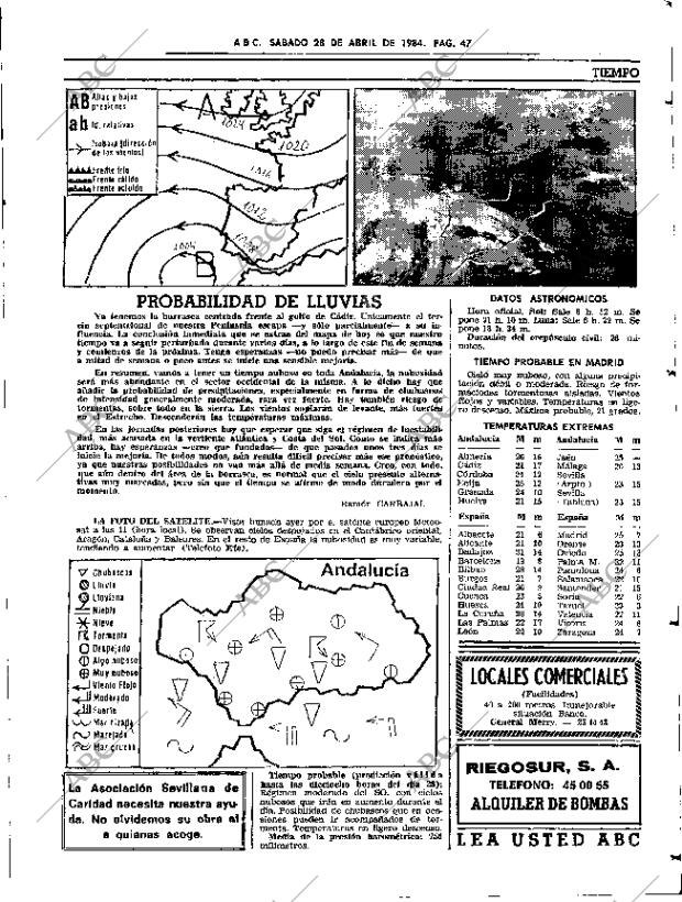ABC SEVILLA 28-04-1984 página 47