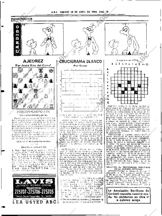 ABC SEVILLA 28-04-1984 página 78