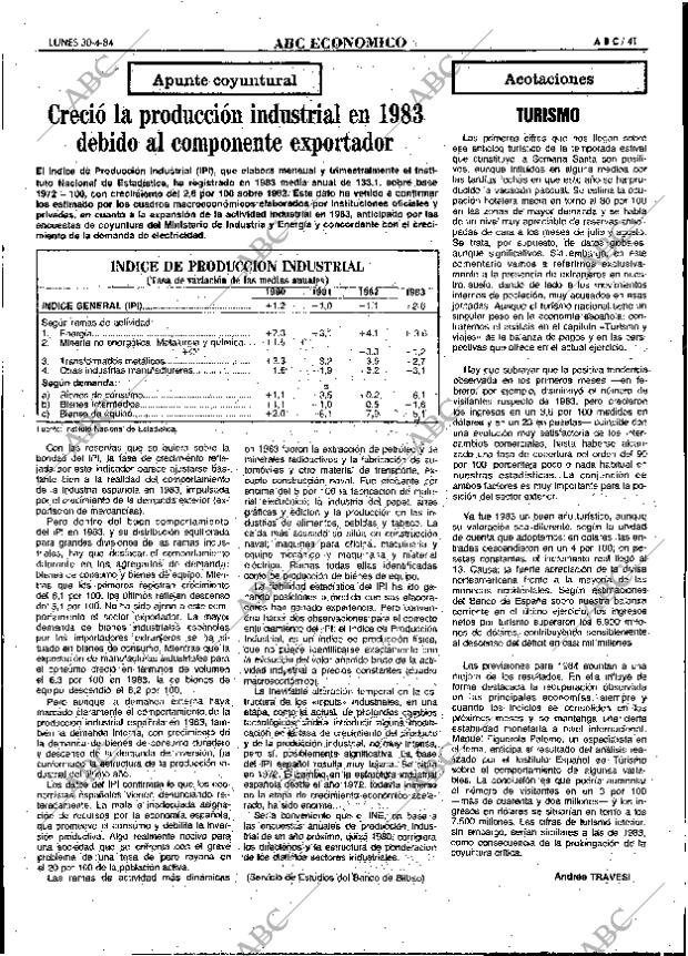 ABC MADRID 30-04-1984 página 41