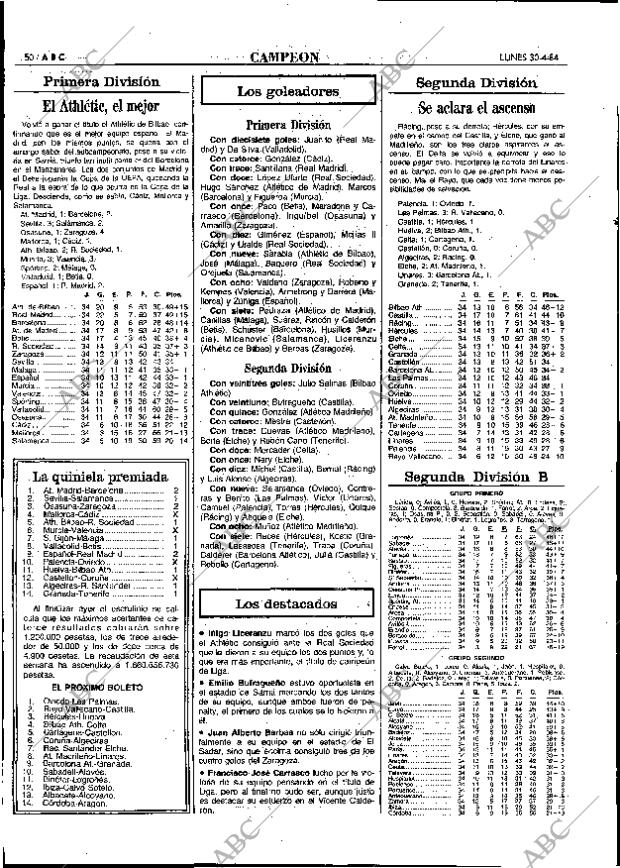 ABC MADRID 30-04-1984 página 50