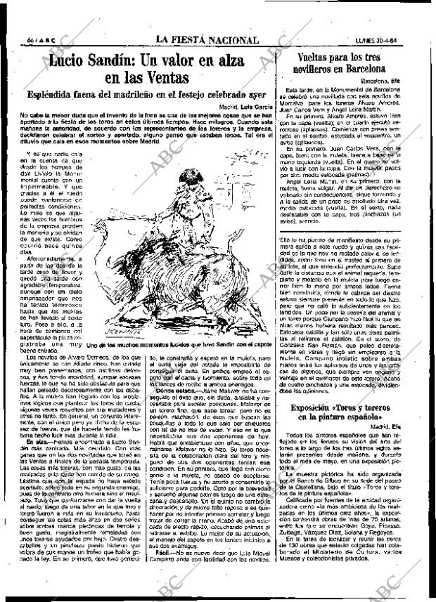 ABC MADRID 30-04-1984 página 66
