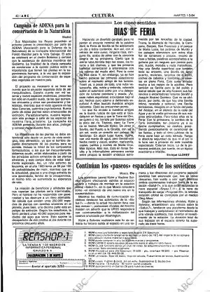 ABC MADRID 01-05-1984 página 42