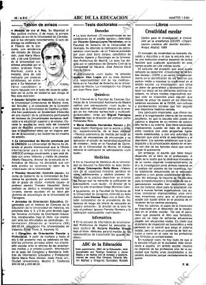 ABC MADRID 01-05-1984 página 48