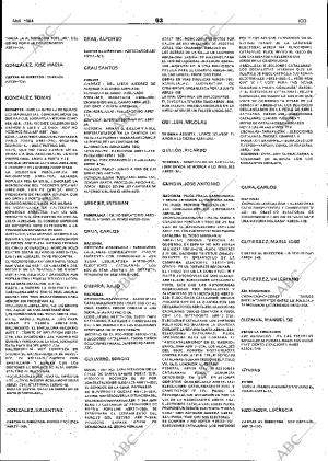 ABC MADRID 01-05-1984 página 93
