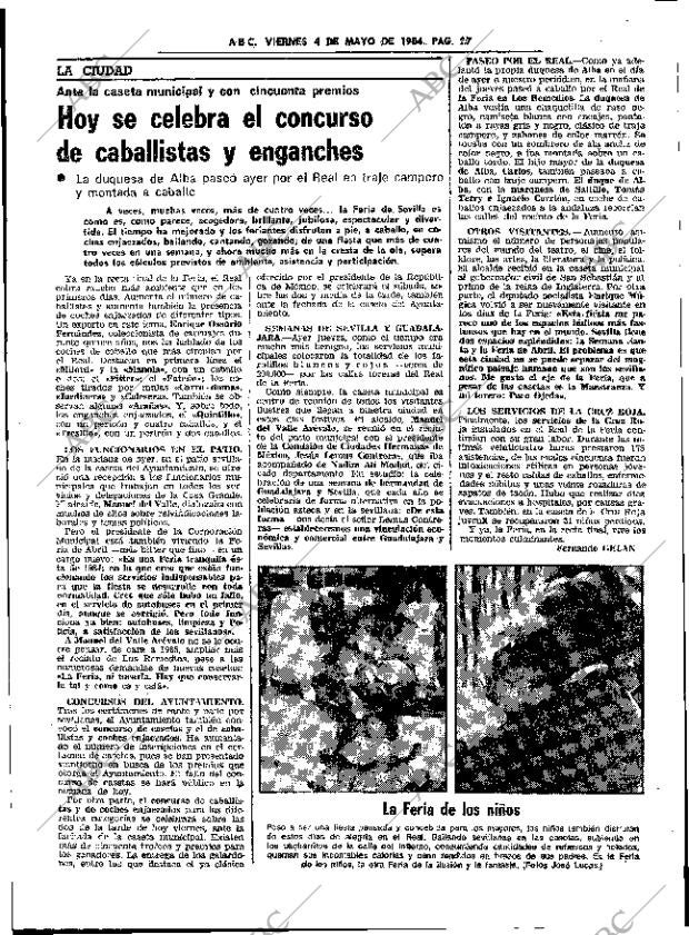 ABC SEVILLA 04-05-1984 página 27