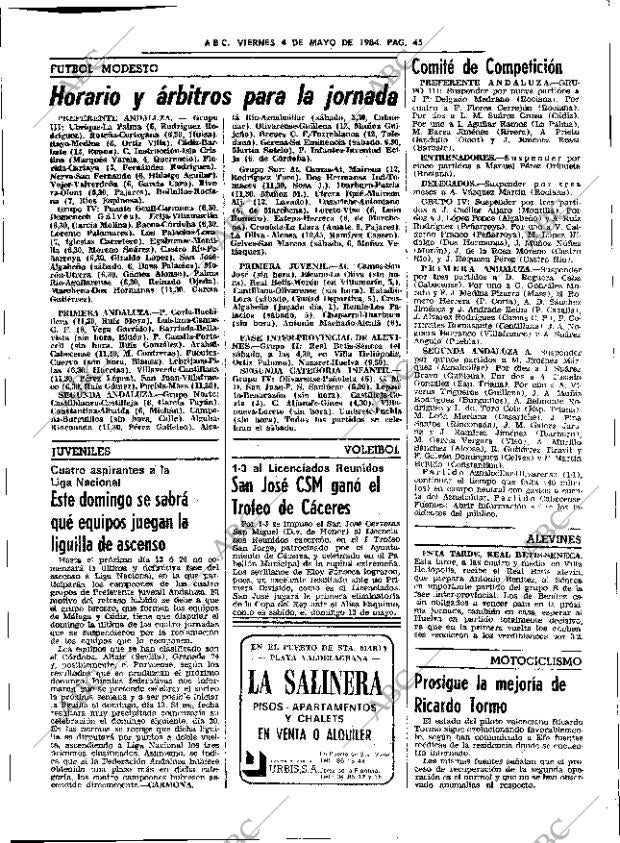 ABC SEVILLA 04-05-1984 página 45