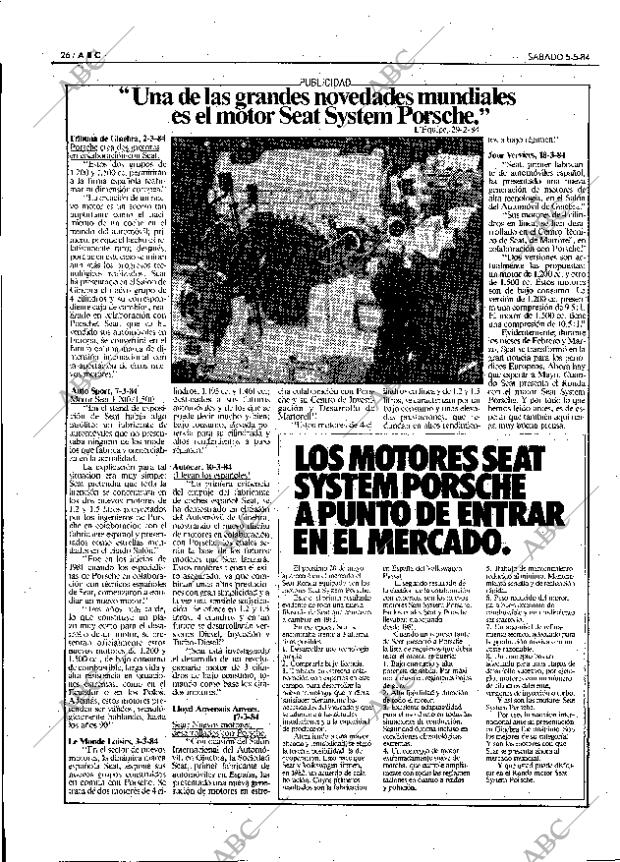 ABC MADRID 05-05-1984 página 26