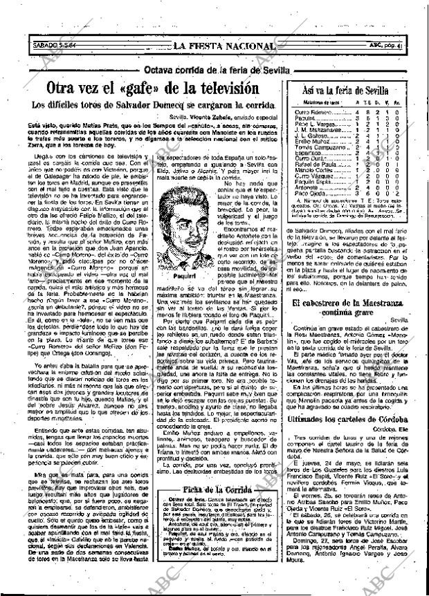 ABC MADRID 05-05-1984 página 41