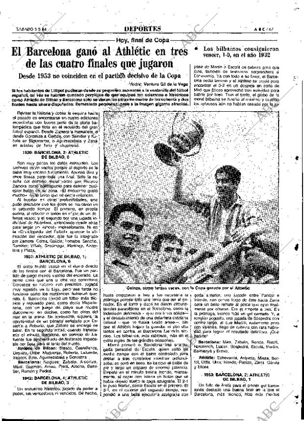 ABC MADRID 05-05-1984 página 67