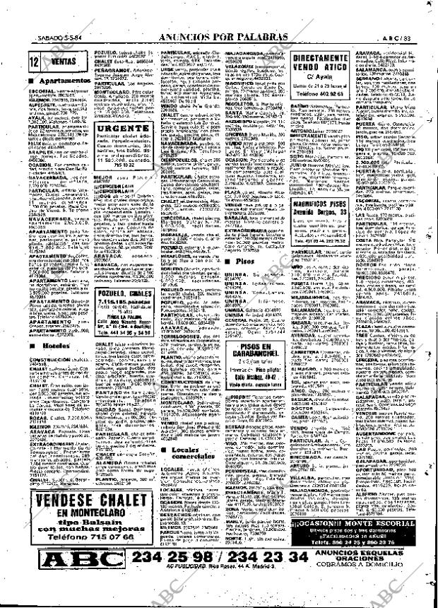 ABC MADRID 05-05-1984 página 83