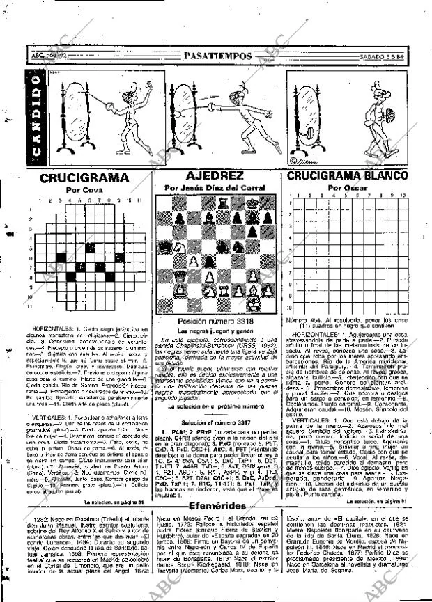 ABC MADRID 05-05-1984 página 92