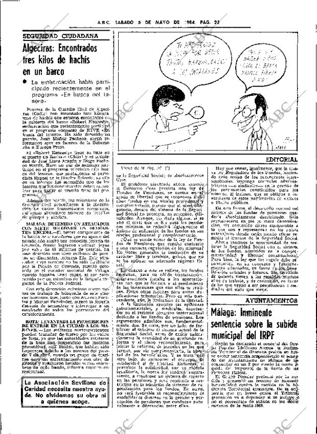ABC SEVILLA 05-05-1984 página 22