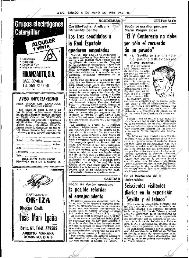 ABC SEVILLA 05-05-1984 página 36