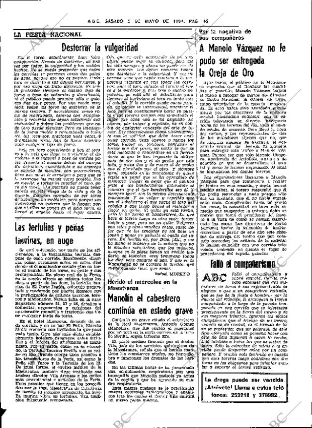 ABC SEVILLA 05-05-1984 página 46