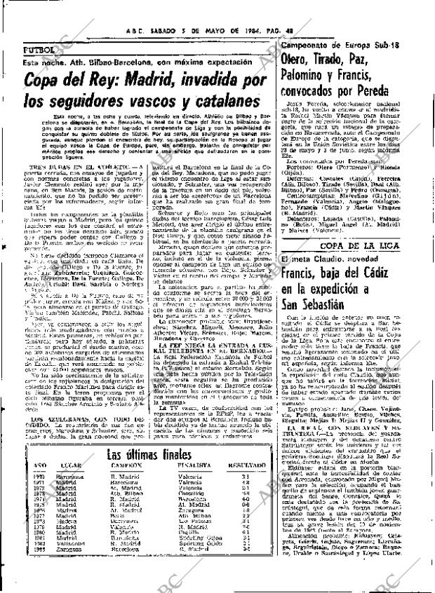 ABC SEVILLA 05-05-1984 página 48