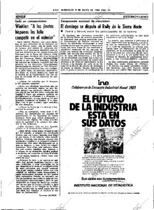 ABC SEVILLA 09-05-1984 página 47