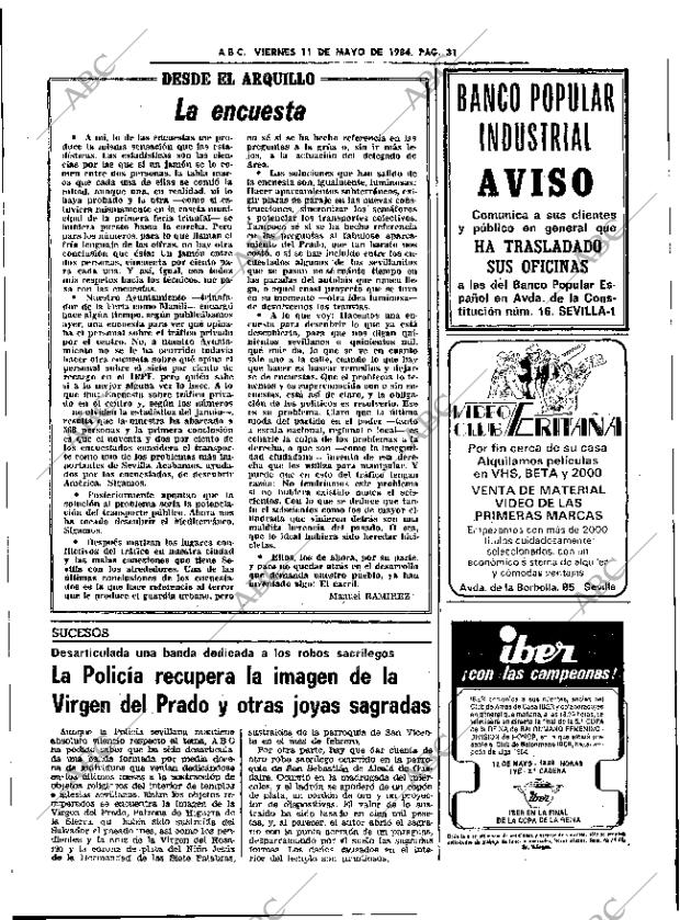 ABC SEVILLA 11-05-1984 página 31