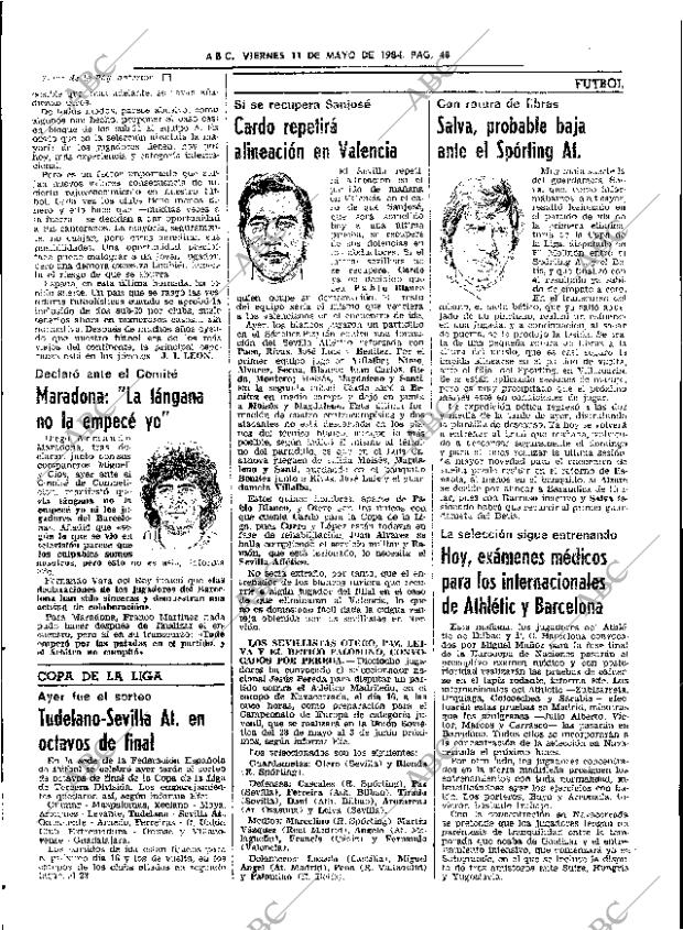 ABC SEVILLA 11-05-1984 página 48