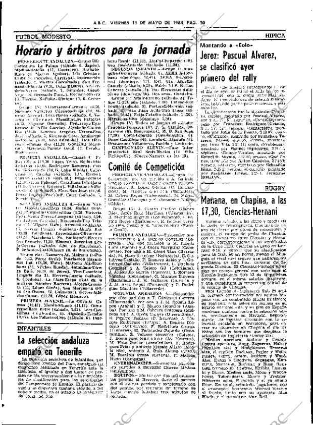 ABC SEVILLA 11-05-1984 página 50