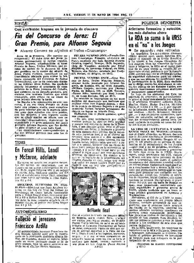 ABC SEVILLA 11-05-1984 página 51
