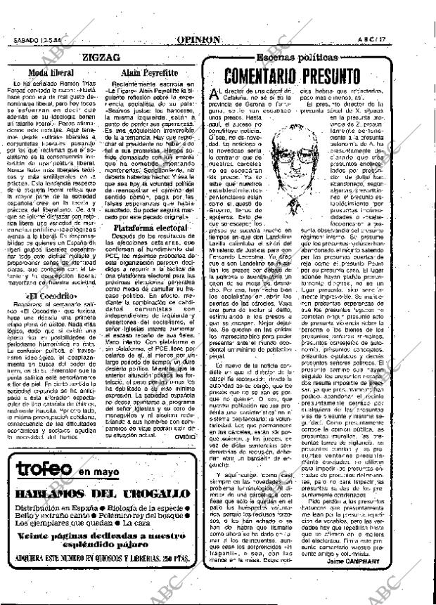 ABC MADRID 12-05-1984 página 17