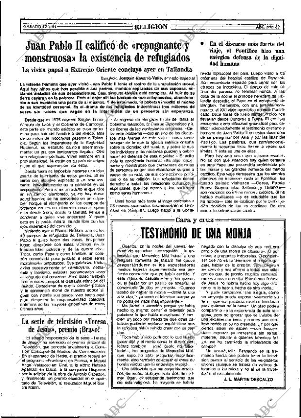 ABC MADRID 12-05-1984 página 39