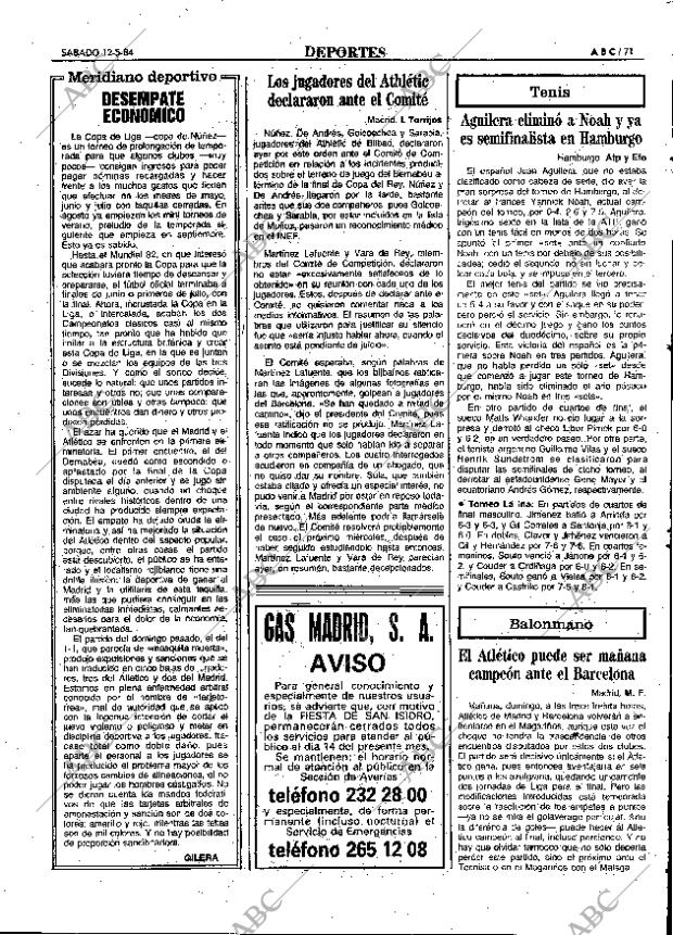 ABC MADRID 12-05-1984 página 71