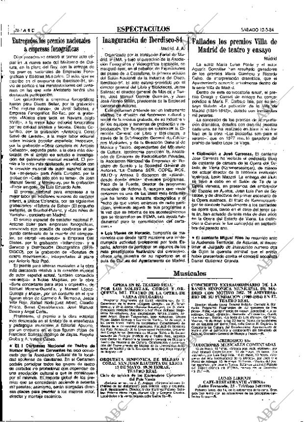 ABC MADRID 12-05-1984 página 76