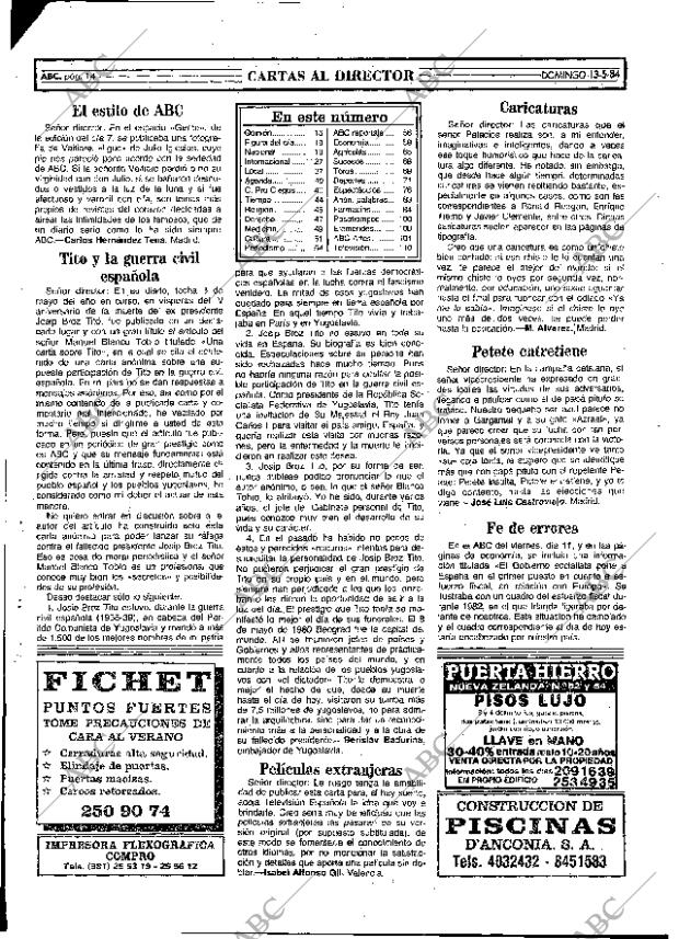 ABC MADRID 13-05-1984 página 14