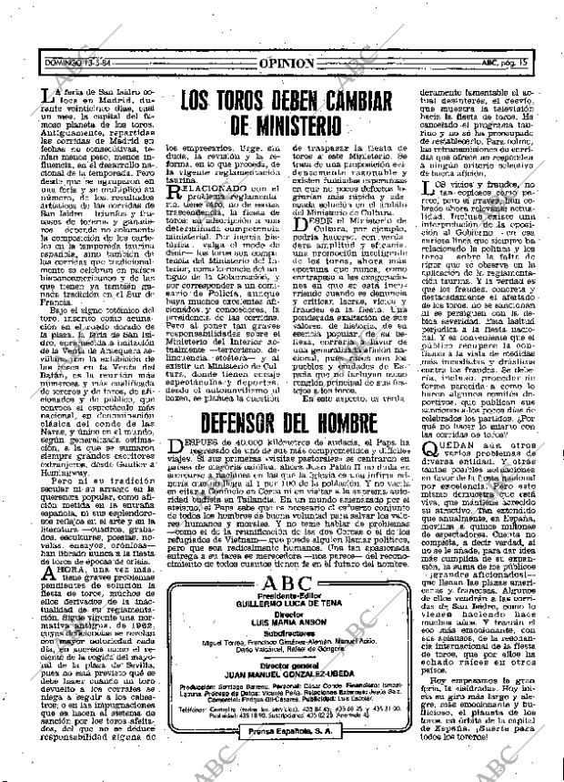 ABC MADRID 13-05-1984 página 15