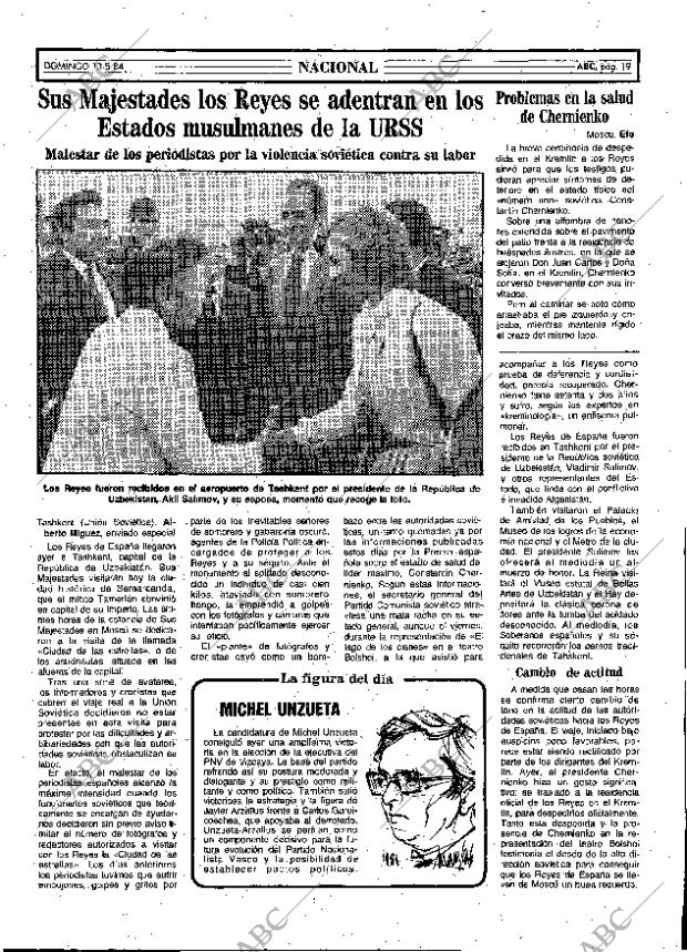 ABC MADRID 13-05-1984 página 19