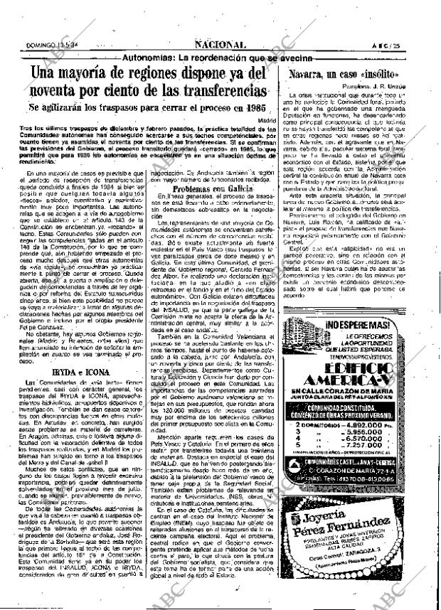 ABC MADRID 13-05-1984 página 25