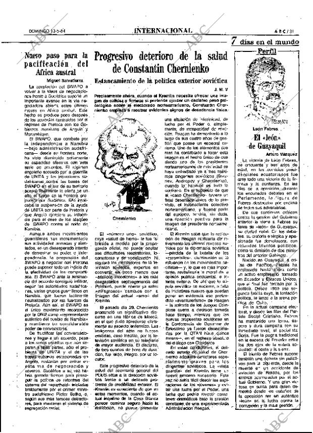 ABC MADRID 13-05-1984 página 31