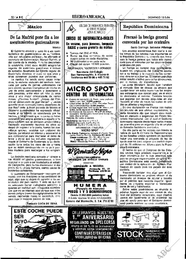 ABC MADRID 13-05-1984 página 32