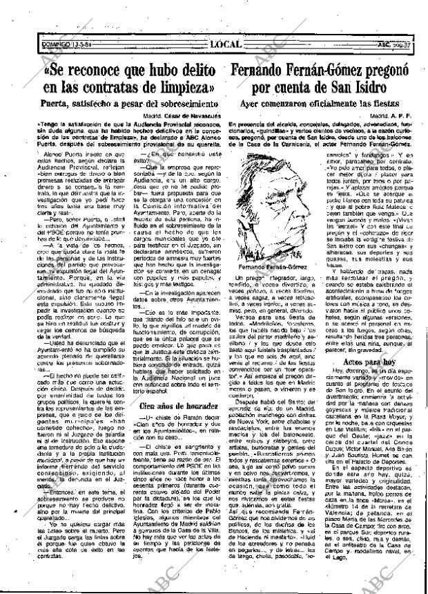 ABC MADRID 13-05-1984 página 37