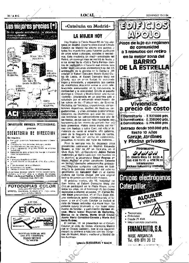 ABC MADRID 13-05-1984 página 38
