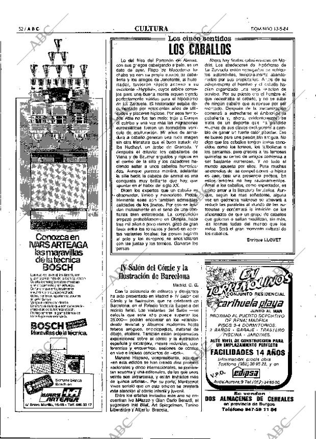ABC MADRID 13-05-1984 página 52