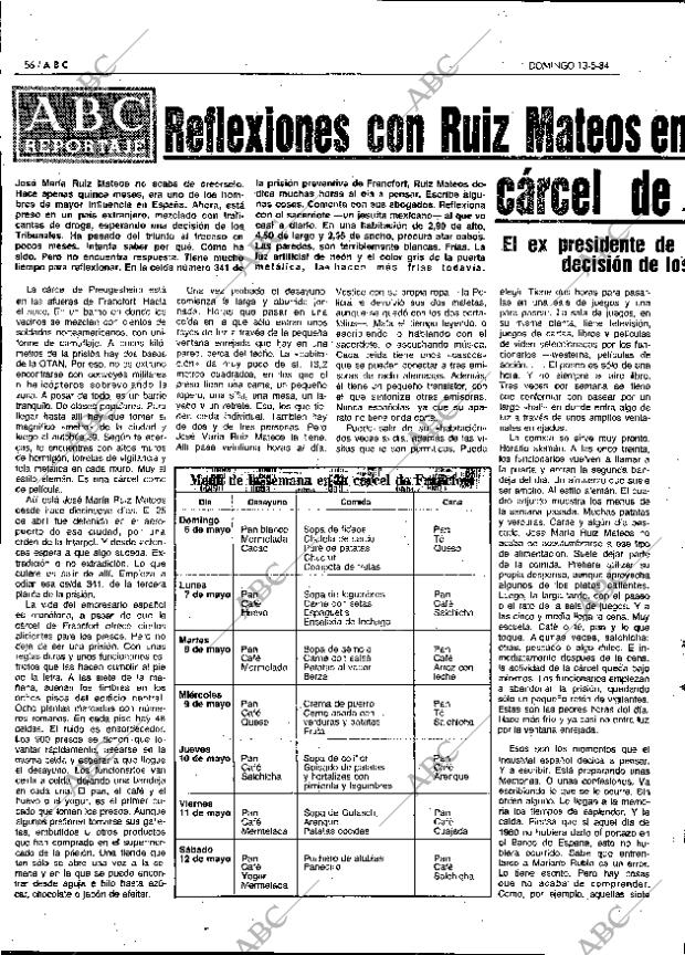 ABC MADRID 13-05-1984 página 56