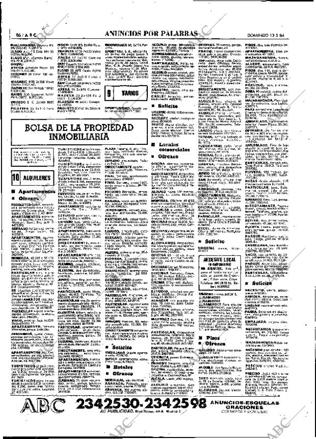 ABC MADRID 13-05-1984 página 86