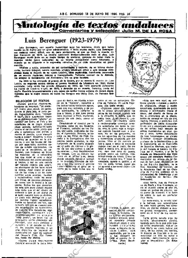 ABC SEVILLA 13-05-1984 página 35