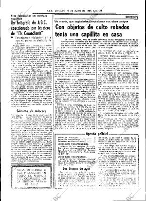 ABC SEVILLA 13-05-1984 página 44