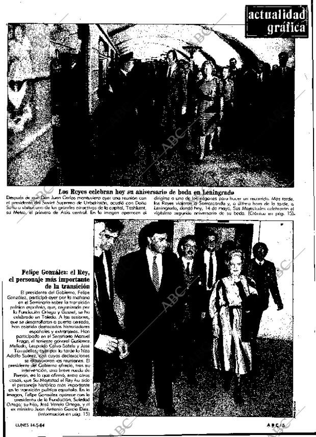 ABC MADRID 14-05-1984 página 5