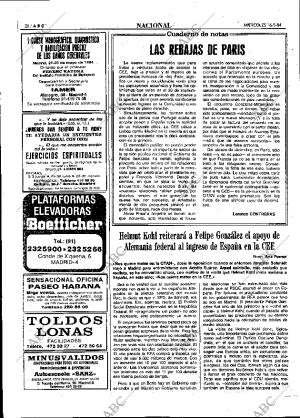 ABC MADRID 16-05-1984 página 20