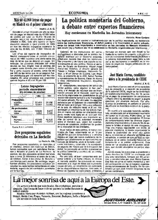 ABC MADRID 16-05-1984 página 61