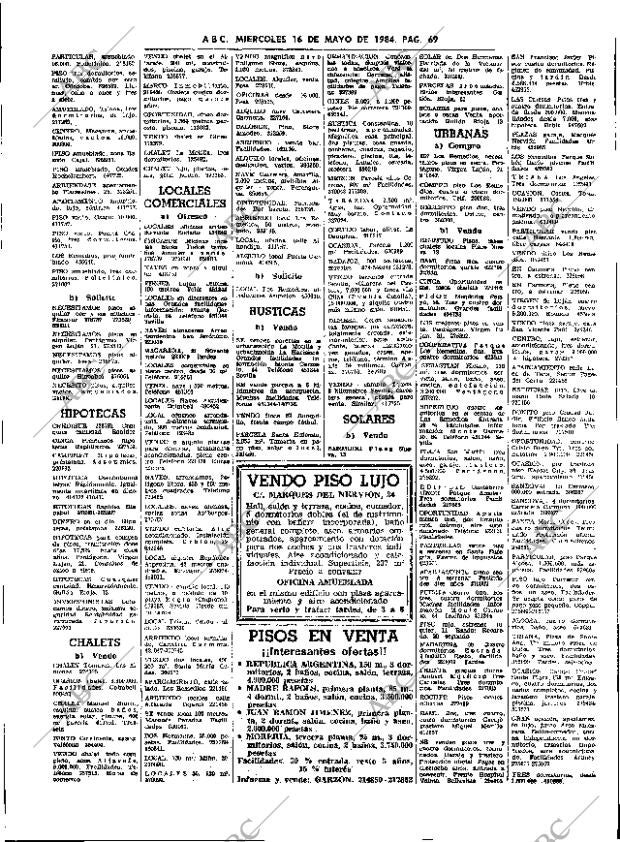 ABC SEVILLA 16-05-1984 página 69