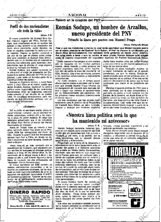 ABC MADRID 17-05-1984 página 23