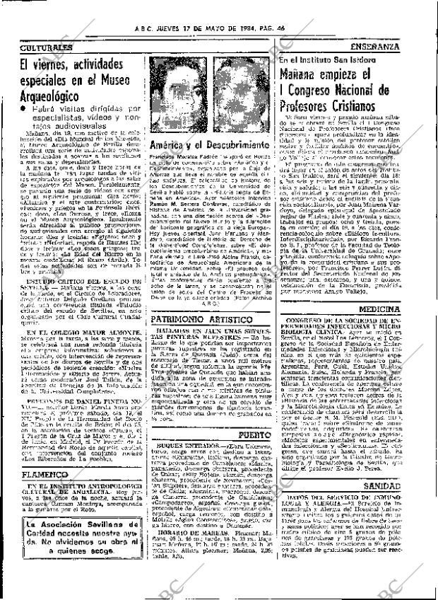 ABC SEVILLA 17-05-1984 página 46