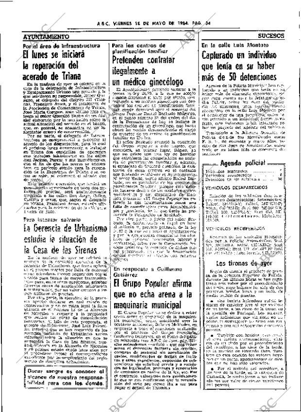 ABC SEVILLA 18-05-1984 página 34