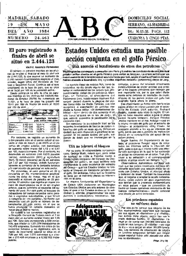 ABC MADRID 19-05-1984 página 13