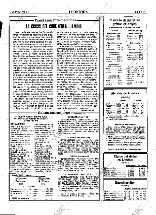 ABC MADRID 19-05-1984 página 47